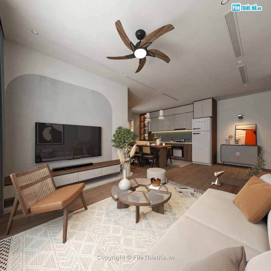 sketchup nội thất,File sketchup nội thất,sketchup phòng khách,sketchup nội thất phòng bếp,File sketchup nội thất phòng khách